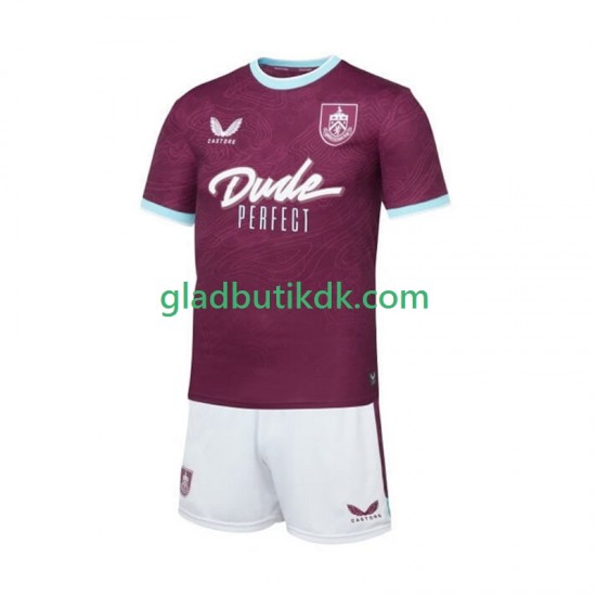 Hjemmebane Trøje Burnley 2025-2026 K/Æ Børn(+Shorts)