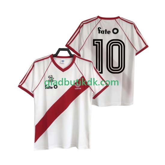 Hjemmebane Trøje CA River Plate 10 Retro 1986 K/Æ Mænd