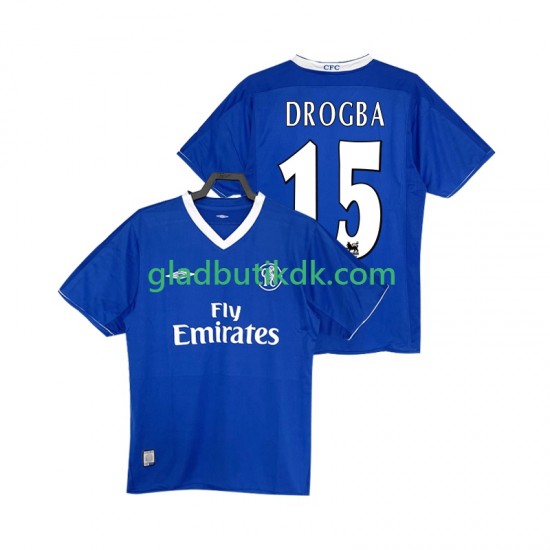 Hjemmebane Trøje Chelsea DROGBA 15 Retro 2003 2005 K/Æ Mænd