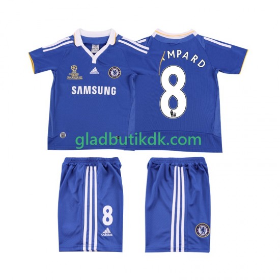 Hjemmebane Trøje Chelsea LAMPARD 8 Retro 2007 2008 K/Æ Børn(+Shorts)