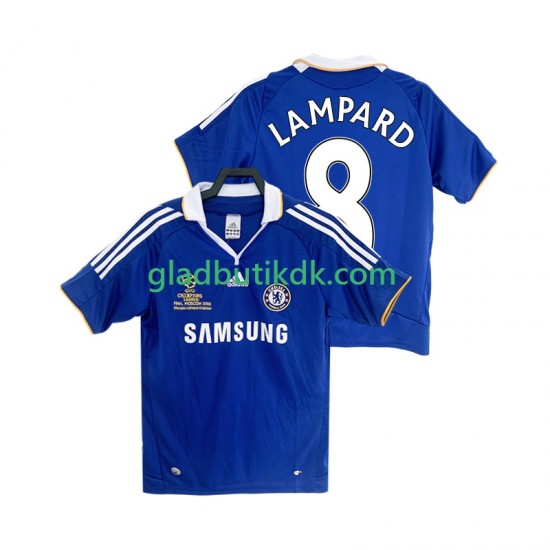 Hjemmebane Trøje Chelsea LAMPARD 8 Retro 2007 2008 K/Æ Mænd