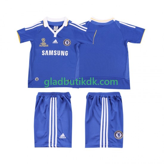 Hjemmebane Trøje Chelsea Retro 2007 2008 K/Æ Børn(+Shorts)