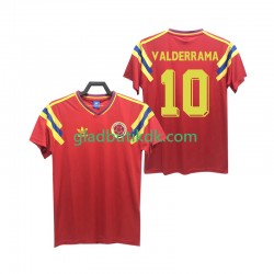 Udebane Trøje Colombia VALDERRAMA 10 Retro 1990 K/Æ Mænd