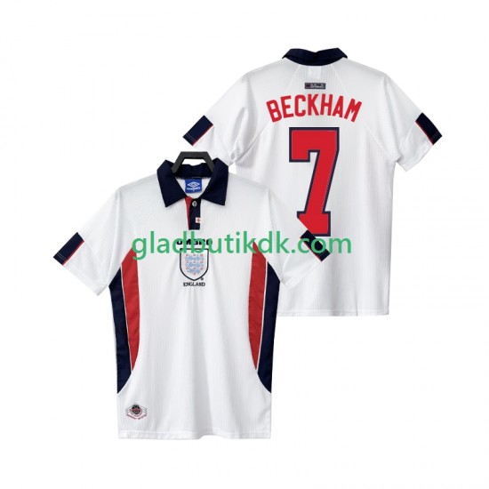 Hjemmebane Trøje England BECKHAM 7 Retro 1998 K/Æ Mænd