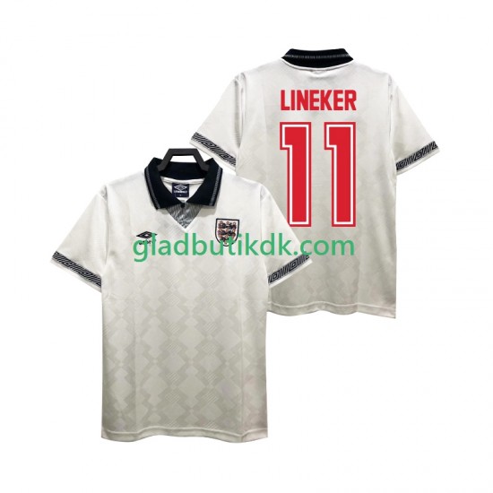 Hjemmebane Trøje England LINEKER 11 Retro 1990 K/Æ Mænd