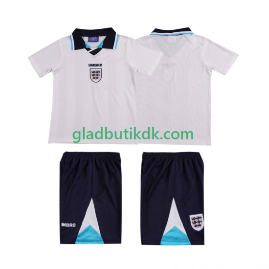 Hjemmebane Trøje England Retro 1996 K/Æ Børn(+Shorts)