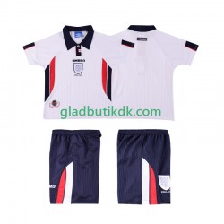 Hjemmebane Trøje England Retro 1998 K/Æ Børn(+Shorts)
