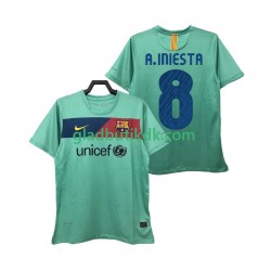 Udebane Trøje FC Barcelona A INIESTA 8 Retro 2010 2011 K/Æ Mænd