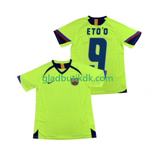 Udebane Trøje FC Barcelona ETOO 9 Retro 2005 2006 K/Æ Mænd