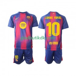 Hjemmebane Trøje FC Barcelona Lamine Yamal 10 Champions League 2025-2026 K/Æ Børn(+Shorts)