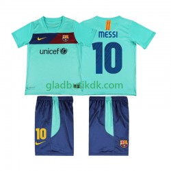Udebane Trøje FC Barcelona Lionel Messi 10 Retro 2010 2011 K/Æ Børn(+Shorts)