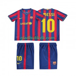 Hjemmebane Trøje FC Barcelona Lionel Messi 10 Retro 2009 2010 K/Æ Børn(+Shorts)