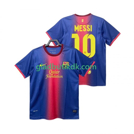 Hjemmebane Trøje FC Barcelona Lionel Messi 10 Retro 2012 2013 K/Æ Mænd
