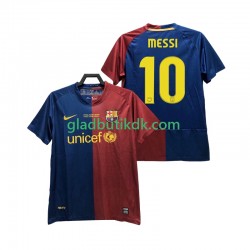 Hjemmebane Trøje FC Barcelona Lionel Messi 10 Retro Champions League 2008 2009 K/Æ Mænd
