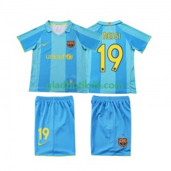 Udebane Trøje FC Barcelona Lionel Messi 19 Retro 2007 2008 K/Æ Børn(+Shorts)