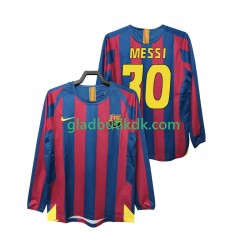 Hjemmebane Trøje FC Barcelona Lionel Messi 30 Retro 2005 2006 L/Æ Mænd