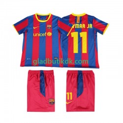 Hjemmebane Trøje FC Barcelona Neymar JR 11 Retro 2010 2011 K/Æ Børn(+Shorts)