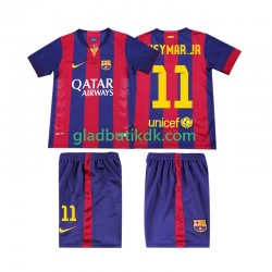 Hjemmebane Trøje FC Barcelona Neymar JR 11 Retro 2014 2015 K/Æ Børn(+Shorts)