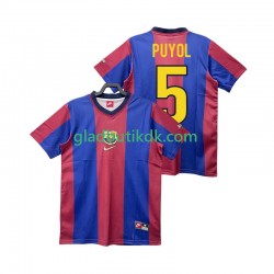 Hjemmebane Trøje FC Barcelona PUYOL 5 Retro 1998 1999 K/Æ Mænd
