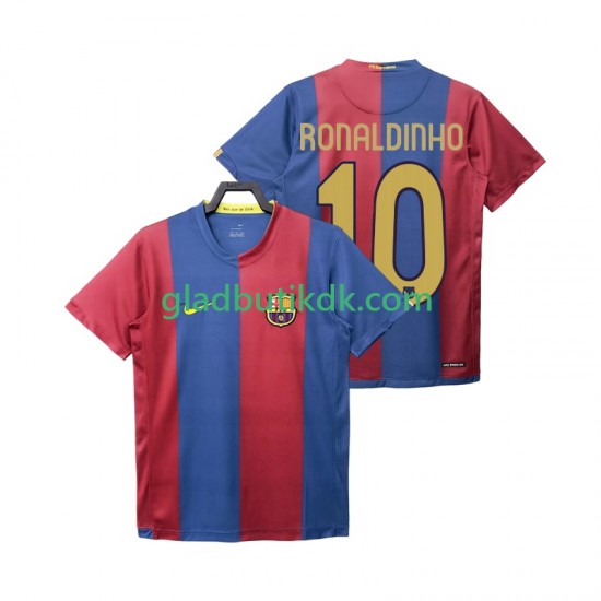 Hjemmebane Trøje FC Barcelona RONALDINHO 10 Retro 2006 2007 K/Æ Mænd