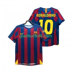 Hjemmebane Trøje FC Barcelona RONALDINHO 10 Retro Champions League 2005 2006 K/Æ Mænd