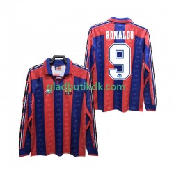 Hjemmebane Trøje FC Barcelona RONALDO 9 Retro 1996 1997 L/Æ Mænd