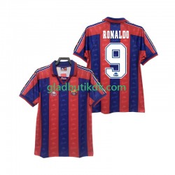 Hjemmebane Trøje FC Barcelona RONALDO 9 Retro 1996 1997 K/Æ Mænd