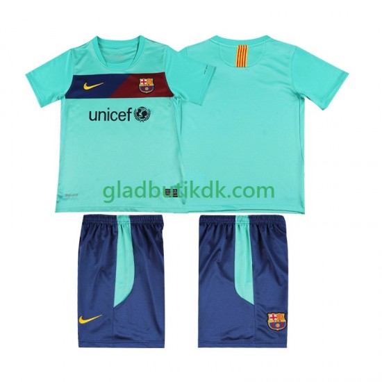 Udebane Trøje FC Barcelona Retro 2010 2011 K/Æ Børn(+Shorts)