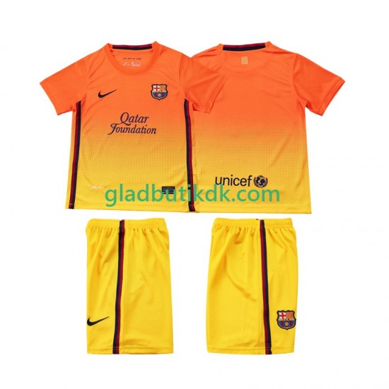 Udebane Trøje FC Barcelona Retro 2012 2013 K/Æ Børn(+Shorts)