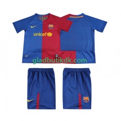 Hjemmebane Trøje FC Barcelona Retro 2008 2009 K/Æ Børn(+Shorts)