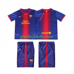 Hjemmebane Trøje FC Barcelona Retro 2012 2013 K/Æ Børn(+Shorts)