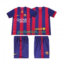 Hjemmebane Trøje FC Barcelona Retro 2014 2015 K/Æ Børn(+Shorts)