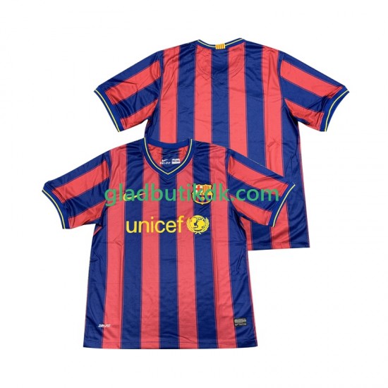 Hjemmebane Trøje FC Barcelona Retro 2009 2010 K/Æ Mænd