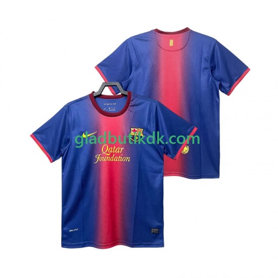 Hjemmebane Trøje FC Barcelona Retro 2012 2013 K/Æ Mænd