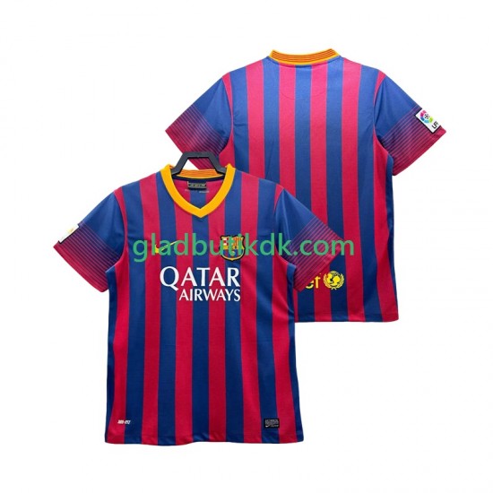 Hjemmebane Trøje FC Barcelona Retro 2013 2014 K/Æ Mænd