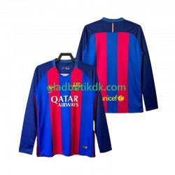 Hjemmebane Trøje FC Barcelona Retro 2016 2017 L/Æ Mænd