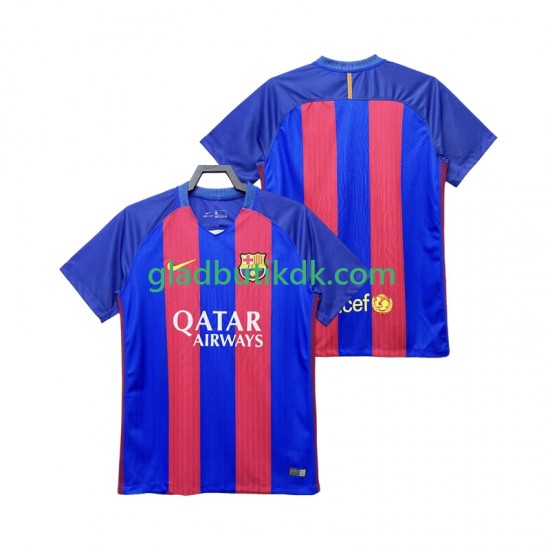 Hjemmebane Trøje FC Barcelona Retro 2016 2017 K/Æ Mænd