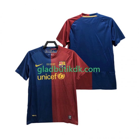 Hjemmebane Trøje FC Barcelona Retro Champions League 2008 2009 K/Æ Mænd