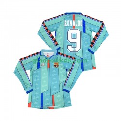 Udebane Trøje FC Barcelona Ronaldo 9 Retro 1996 1997 L/Æ Mænd