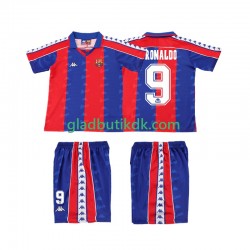 Hjemmebane Trøje FC Barcelona Ronaldo 9 Retro 1992 1995 K/Æ Børn(+Shorts)