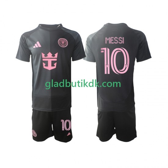 Udebane Trøje Inter Miami Lionel Messi 10 2025 K/Æ Børn(+Shorts)