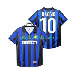 Hjemmebane Trøje Inter Milan BAGGIO 10 Retro 1998 1999 K/Æ Mænd