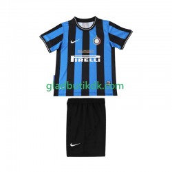 Hjemmebane Trøje Inter Milan Retro 2009 2010 K/Æ Børn(+Shorts)