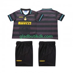 3. Valg Trøje Inter Milan Retro 1997 1998 K/Æ Børn(+Shorts)