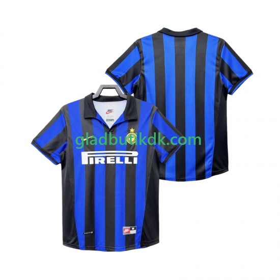 Hjemmebane Trøje Inter Milan Retro 1998 1999 K/Æ Mænd