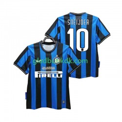 Hjemmebane Trøje Inter Milan SNEIJDER 10 Retro 2009 2010 K/Æ Mænd