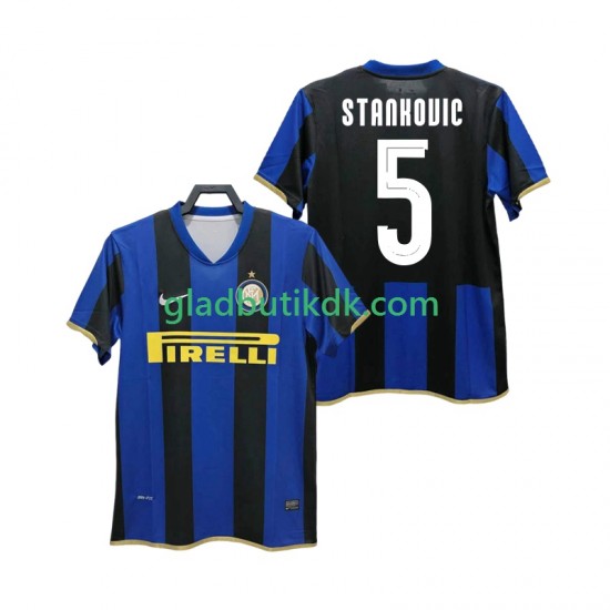 Hjemmebane Trøje Inter Milan STANKOVIC 5 Retro Champions League 2008 2009 K/Æ Mænd