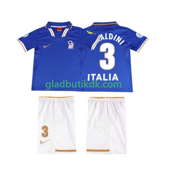 Hjemmebane Trøje Italien MALDINI 3 Retro 1996 K/Æ Børn(+Shorts)