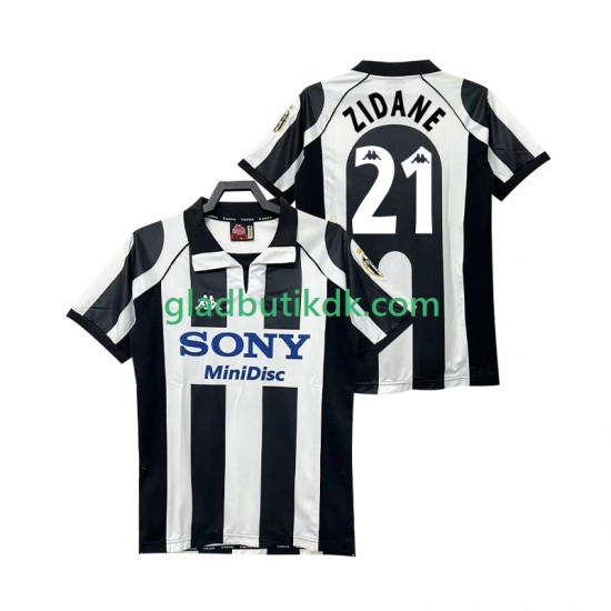 Hjemmebane Trøje Juventus ZIDANE 21 Retro 1997 1998 K/Æ Mænd