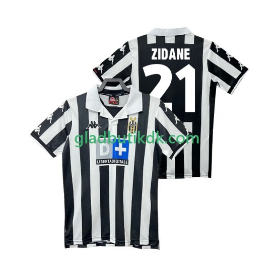 Hjemmebane Trøje Juventus ZIDANE 21 Retro 1999 2000 K/Æ Mænd